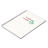 バダスバタフライノート ノートブック (左側)