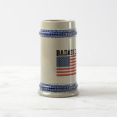 バダスパパ愛国的なビアスタイン ビールジョッキ (中央)