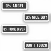 バダスヘルメッおもしろいトスティーカーパックII シール (正面)