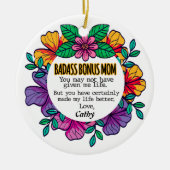 バダスボーナスマム セラミックオーナメント (正面)