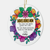 バダスボーナスマム セラミックオーナメント (左)