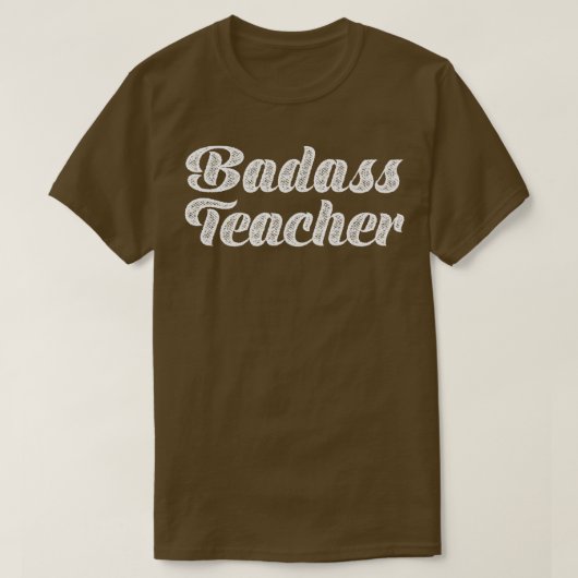 バダス先生タイポグラフィ Tシャツ (デザイン正面)