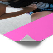 バダス小さな女の子 ポスター (角)