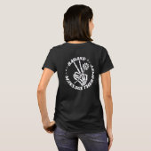 バダス マッサージセラピスト Tシャツ (裏面フル)