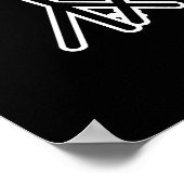 バダバボオンバブーンおもしろいプンダーク ポスター (角)