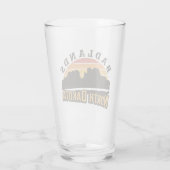 バダンズノースダコタレトロ タンブラーグラス (裏面)
