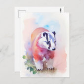 バダーウォーターポートレート1 ポストカード (正面/裏面)