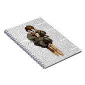 バダーオンヴィンテージ自転車 ノートブック (右側)