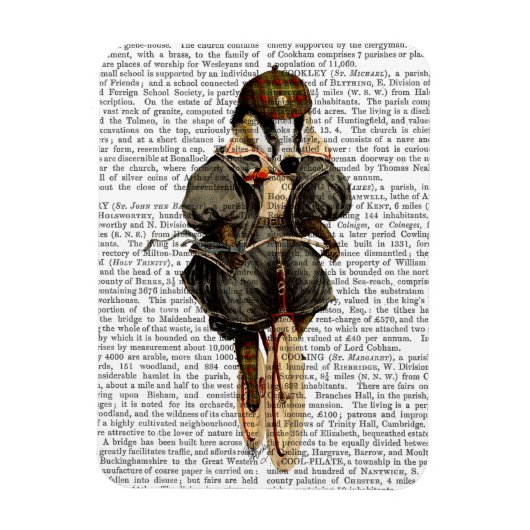 バダーオンヴィンテージ自転車 マグネット (縦)