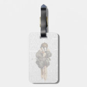 バダーオンヴィンテージ自転車 ラゲッジタグ (裏面縦)