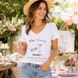 バチェラーウィークエンドパーティークルービーチ Tシャツ
