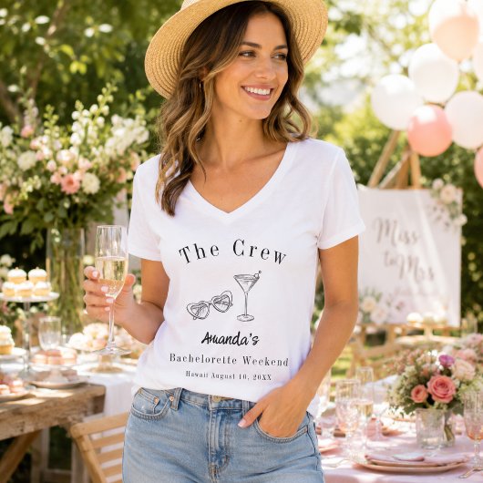 バチェラーウィークエンドパーティークルービーチ Tシャツ