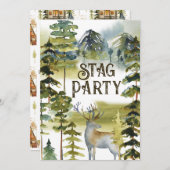 バチェラーウィークエンド狩りトリップスタン招待状 招待状 (正面/裏面)