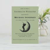 バチェラーゴルフウィークエンドパーティの招待状 招待状 (スタンド正面)