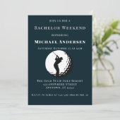 バチェラーゴルフウィークエンドパーティの招待状 招待状 (スタンド正面)