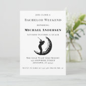 バチェラーゴルフウィークエンドパーティの招待状 招待状 (スタンド正面)