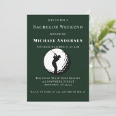 バチェラーゴルフウィークエンドパーティの招待状 招待状 (スタンド正面)