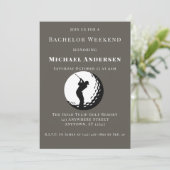 バチェラーゴルフウィークエンドパーティの招待状 招待状 (スタンド正面)