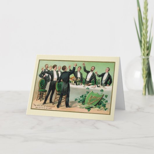 バチェラーサンパトリックの日パーティー カード (正面)