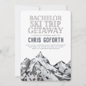 バチェラースキートリップウィークエンドゲットウェイ 招待状 (正面)