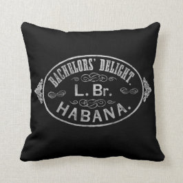 バチェラーズデライト葉巻スタンプ装飾用クッション クッション