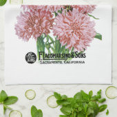 バチェラーズボタンシードパケットラベル キッチンタオル (折り畳み)