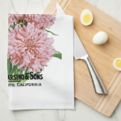 バチェラーズボタンシードパケットラベル キッチンタオル (四つ折り)