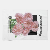 バチェラーズボタンシードパケットラベル キッチンタオル (横)