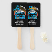 バチェラーノブーズクルーズクルーズクルーズスタッグパーティー ハンドファン (正面&裏面)