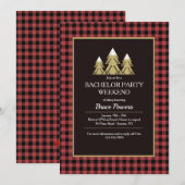 バチェラーパーティスキー招待状 招待状 (正面/裏面)