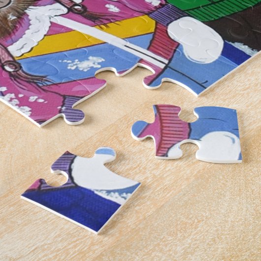 バチェラーブラッツ山 ジグソーパズル (側面)