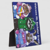 バチェラーブラッツ山 フォトプラーク (側面)