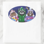 バチェラーブラッツ山 楕円形シール (バッグ)