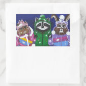 バチェラーブラッツ山 長方形シール (バッグ)