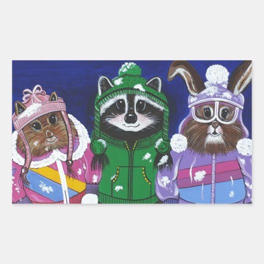 バチェラーブラッツ山 長方形シール (正面)