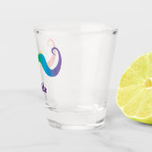 バチェラー/バチェレッテ/ウェディング レインボー ヒゲ 2 ショットグラス (右)
