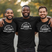 バチェラー・パーティーのビールで乾杯！挙式前に仲間と Tシャツ