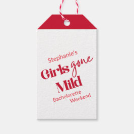 バチェラー・パーティーの海辺の週末を優雅に「Girls Gone Mild」 ギフトタグ