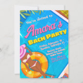 バチェラー・パーティー招待状 - 週末の予定 招待状 (正面)