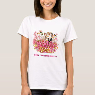 バチェラー・パーティー・グース・花嫁のガールズ・フレンド 楽しい Tシャツ
