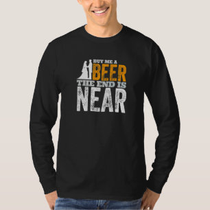 バチェラー・パーティー 新郎 俺にビールをくれ 終わりが近い Tシャツ