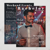 バチェラー ヴェガス ウィークエンド マガジン カバー 招待状 (正面/裏面)