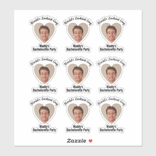 バチェロレッテおもしろいグルーマーの顔の恩恵 シール (シート)