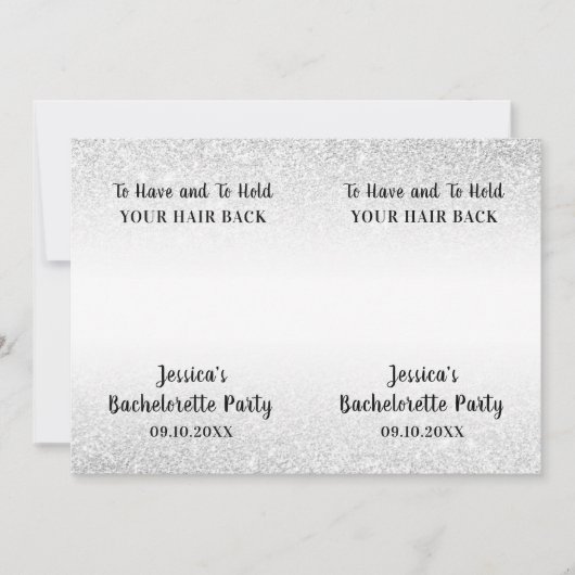 バチェロレッテおもしろいスクランチー保持者の好意 招待状 (正面)