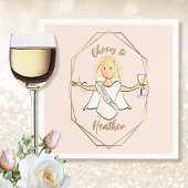 バチェロレッテおもしろいマンガおもしろい紙 スタンダードカクテルナプキン