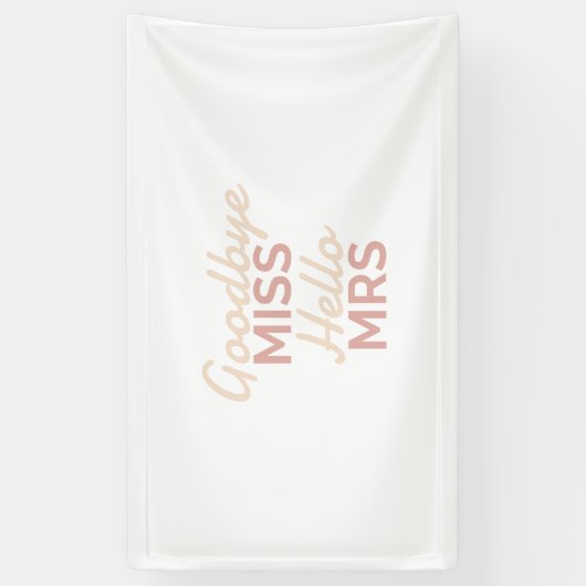 バチェロレッテさよ恋しく思うハロー夫人 横断幕 (縦)