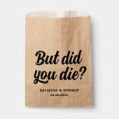 バチェロレッテでも死んだの？二日酔いキット フェイバーバッグ (正面)