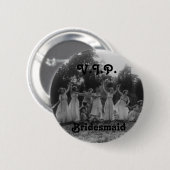バチェロレッテのための新婦付添人"V.I.P."ピンはパーティを楽しみます 缶バッジ (正面&裏面)