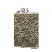 バチェロレッテのウェディングシャワーの誕生日のヒョウ フラスク (左)