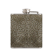 バチェロレッテのウェディングシャワーの誕生日のヒョウ フラスク (裏面)